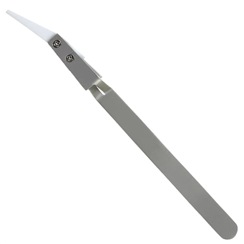 New Non Conductive Ceramic Tweezers - 3pcs Set | Heat Resistant 1000°C for SMD SMT IC - Image 3