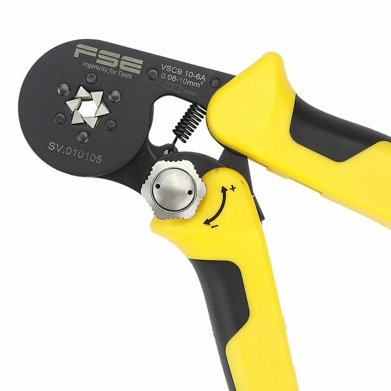 VSC9 Crimping Pliers | 10-6A 0.08-10mm² 23-7AWG | Manual Adjustable Tool for Terminals - Image 2
