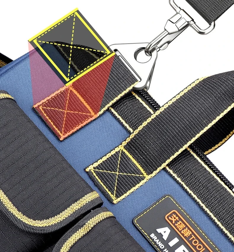 DEWALT 16 Inch Waterproof Tool Bag - 1680D Oxford High Capacity Electrician Storage - Image 4