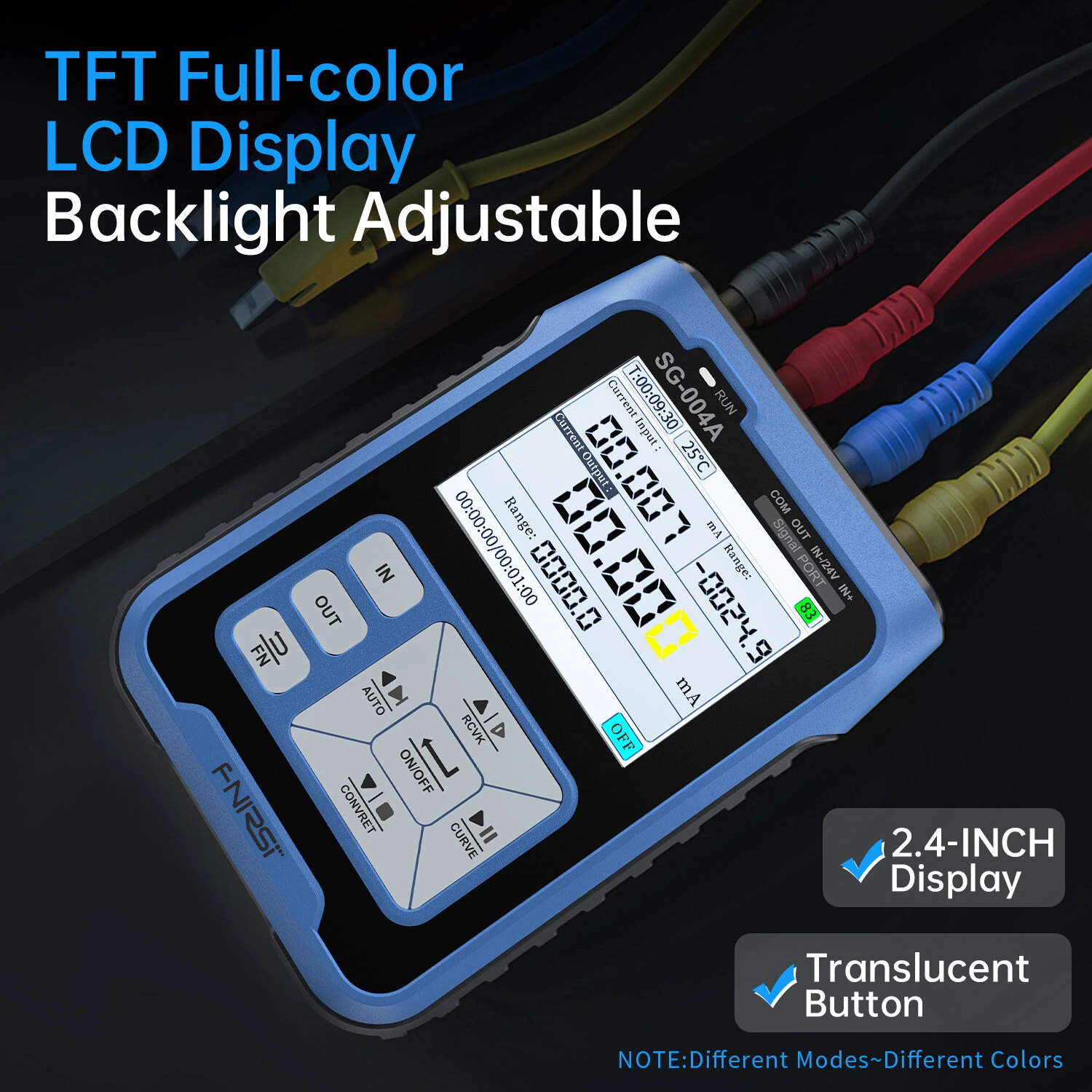 FNIRSI SG-004A Signal Generator | 0-24V 4-20mA Calibrator - Thermocouple & Resistance - Image 5