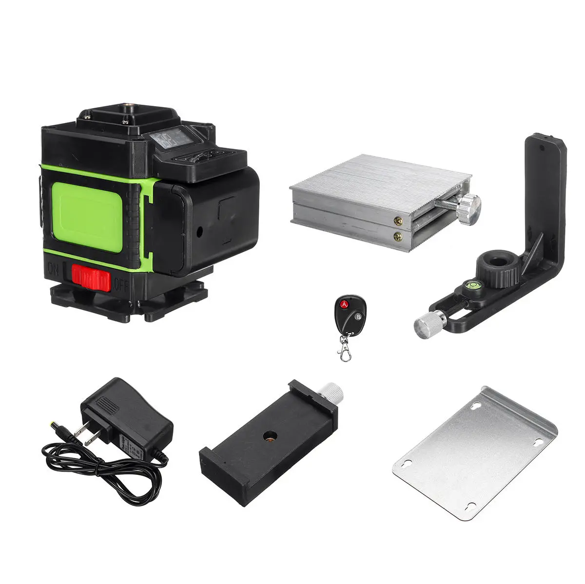 LD Green Light Laser Level 3D 360° 12 Line Cross - Self Leveling Measure Tool - Image 2