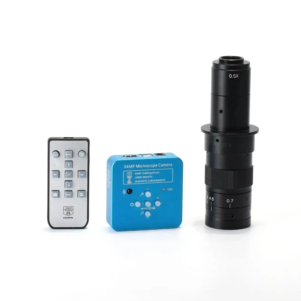 HAYEAR 34MP 2K Industrial Soldering Microscope | 180X C-Mount Lens | HDMI USB Outputs - Image 3