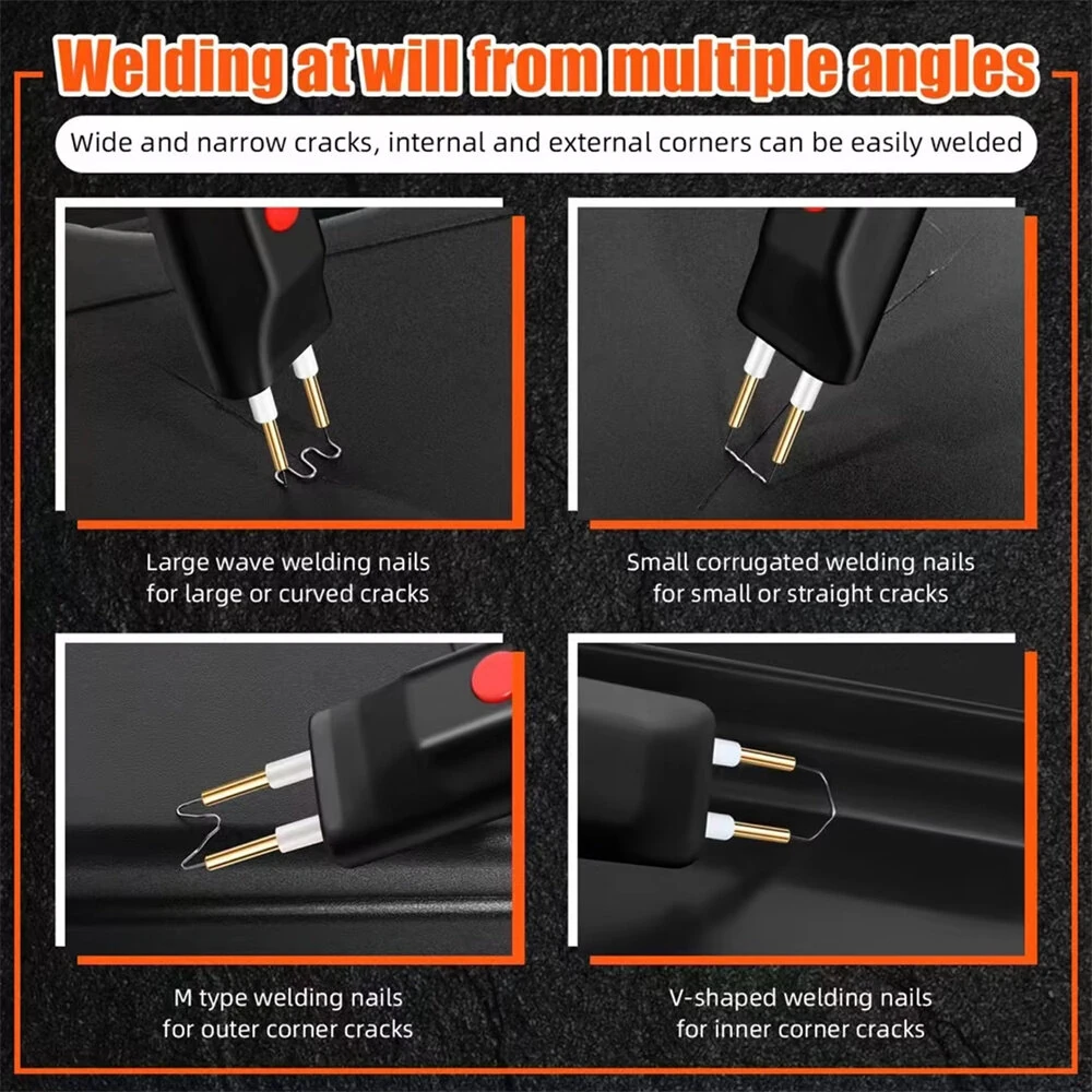 100W Cordless Plastic Welder Gun | 2500mAh Battery & 200 Staples for Car Bumper Repair - Image 5