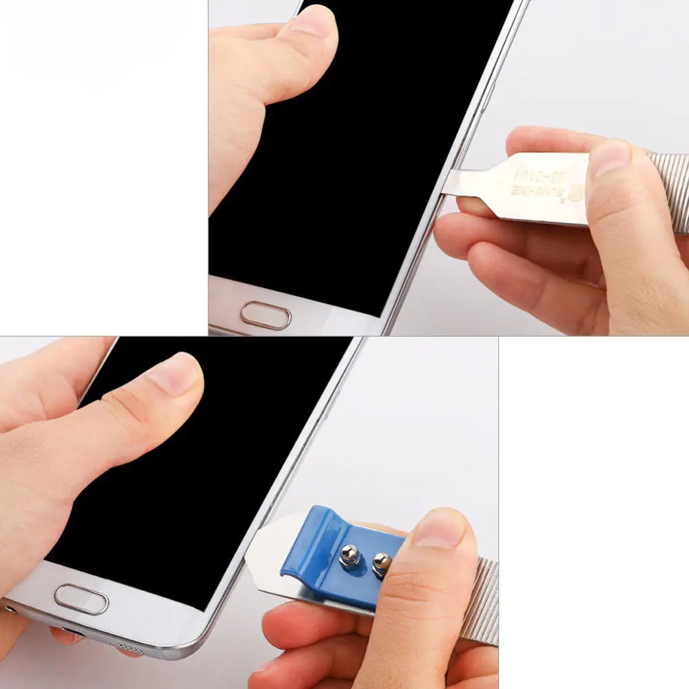 Stainless Steel Phone Repair Tool - Dual End Spudger | Anti-Slip Open Frame Prying - Image 3