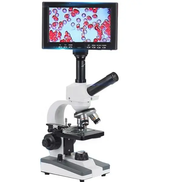 7 Inch Screen Sperm & Live Blood Analysis Microscope | Darkfield Biological Microscope - Image 5