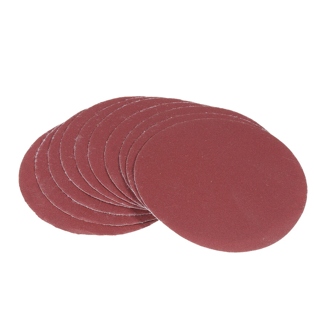 4 Inch Sanding Pad Kit - 10 Sandpapers & 5 Flange Nuts for Polishing & Grinding - Image 3