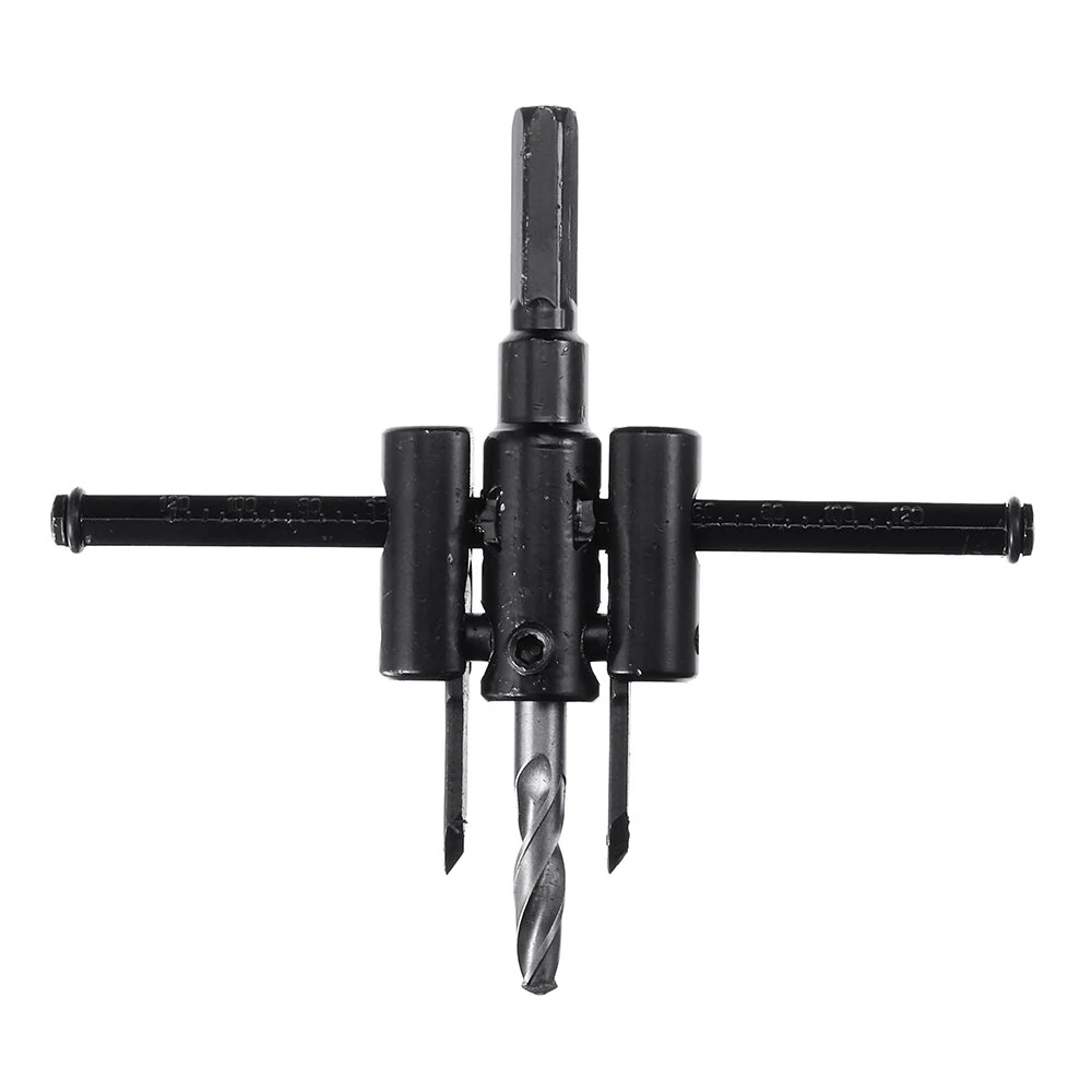 Drillpro Adjustable Circle Hole Saw Cutter - 120/200/300mm for Wood & Drywall - Image 2