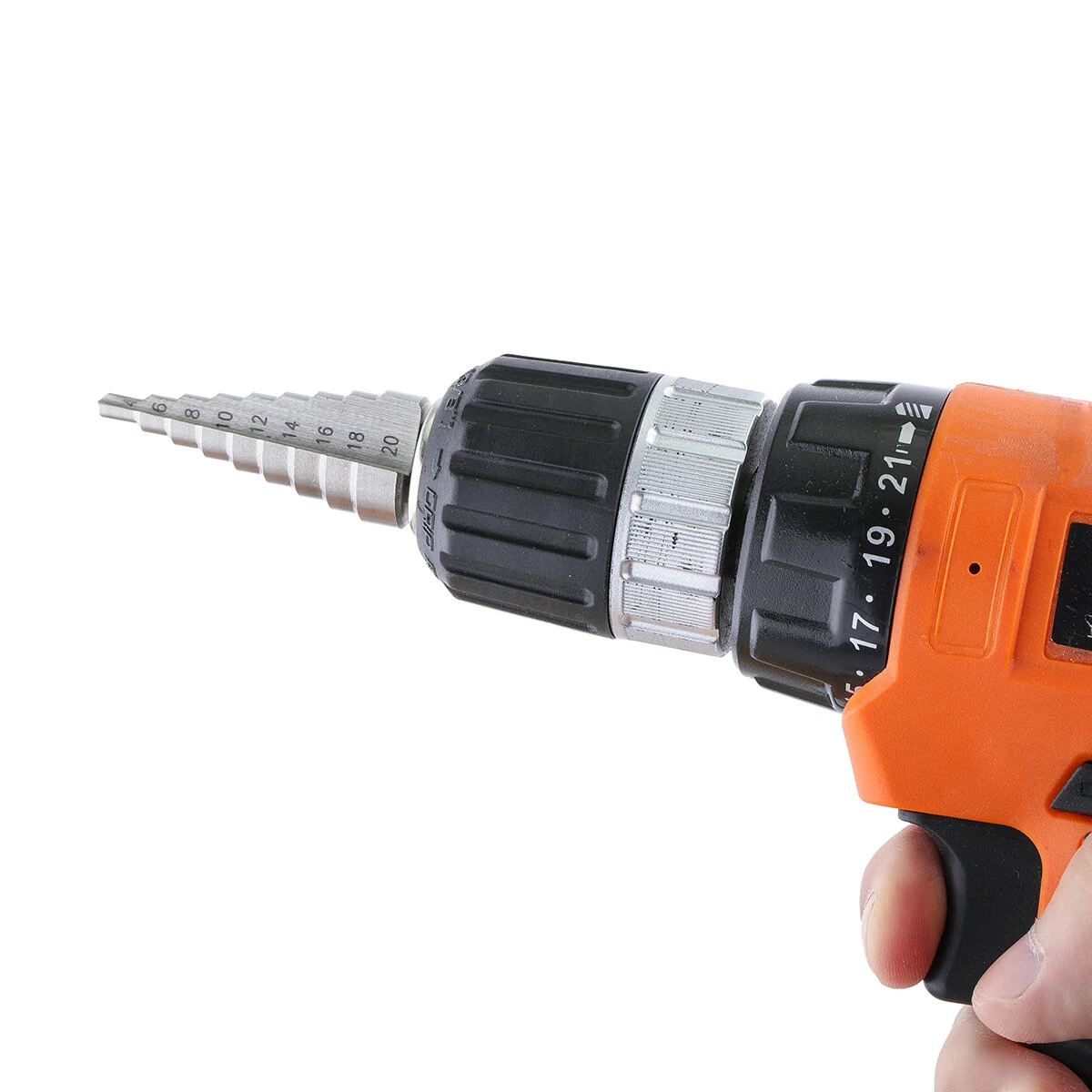 Mohoo 3pcs HSS Step Drill Bit Set | 4-32mm Cone Cutter with 4mm Twist Drill - Image 4