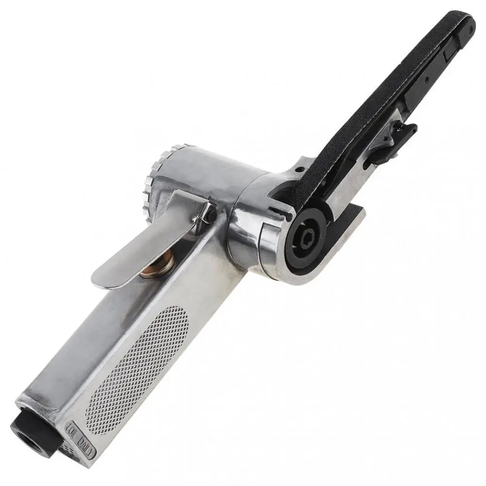 Linear 7100 10mm Pneumatic Belt Sander | Polishing Grinding Tool with 2 Sanding Belts - Image 4
