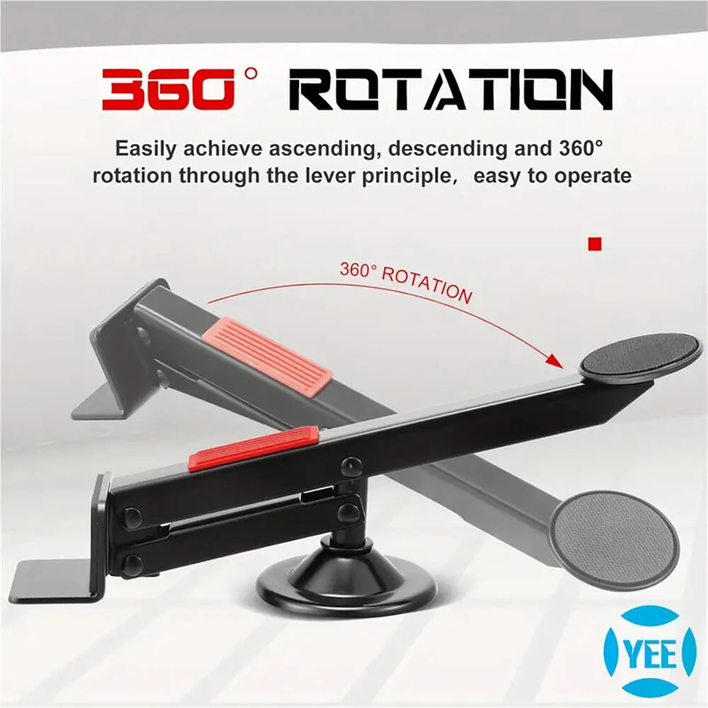 Heavy-Duty Swivel Door Lifter - Drywall & Board Installation Tool | Router Table - Image 2
