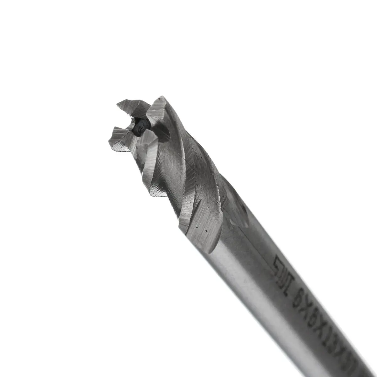 Drillpro 10pc 1.5-6mm HSS 4 Flute End Mill 6mm Shank CNC Drill Bit Set - Image 5