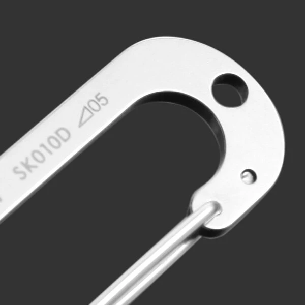Sanrenmu SK010D Zero Stainless Steel Carabiner Tool | EDC Keychain Lucky - Image 3
