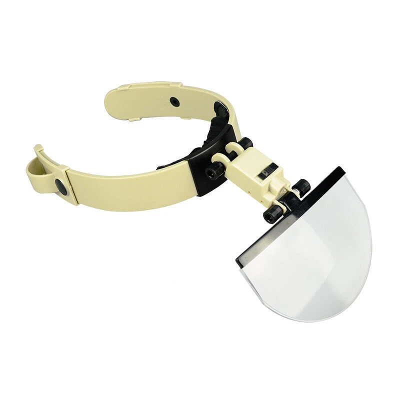 MG81003 Hands Free Magnifier Helmet with LED Lamp - 1.2X to 5.5X 4 Lens Set for Watch & Jewelry Repair - Image 3