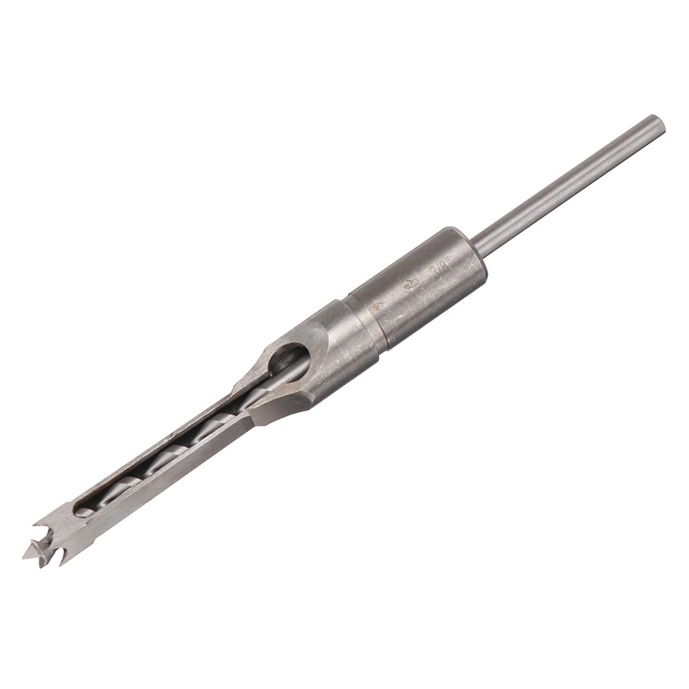 Drillpro 4pcs Square Hole Drill Bit Set | 1/4 to 1/2 Inch Woodworking Auger Chisel Kit - Image 4