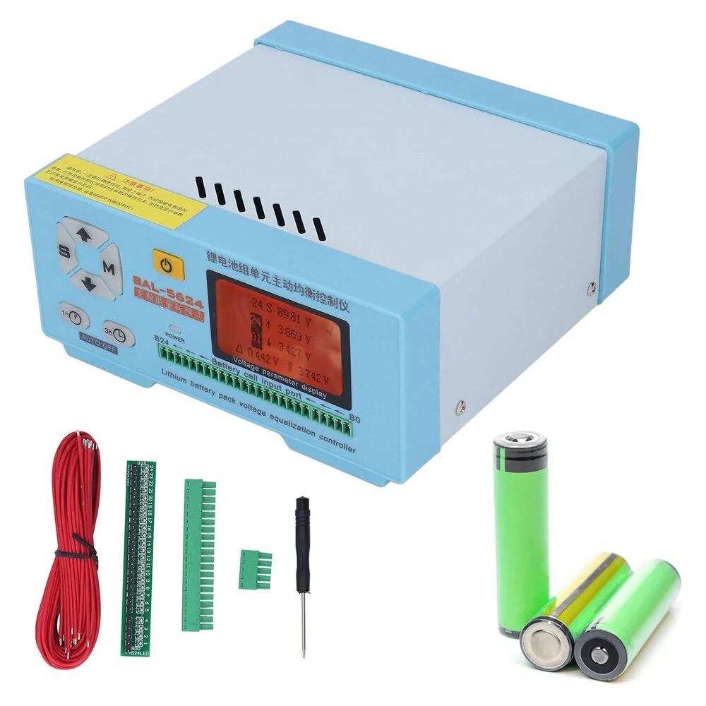 SUNKKO BAL-5624 Battery Balancer for Li-ion LiFePO4 - 2S-24S 5A High Current | Quick Charging - Image 2