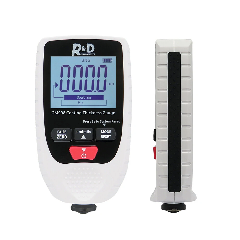 R&D GM998 Paint Coating Thickness Gauge | 0-1500um Fe/NFe Probe | Metal & Electroplate Tester - Image 2