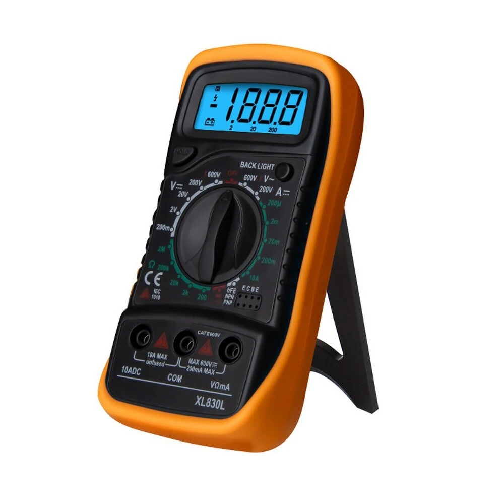 HANDSKIT 60W Adjustable Temperature Soldering Iron Kit - 110V/220V with Digital Multimeter - Image 4