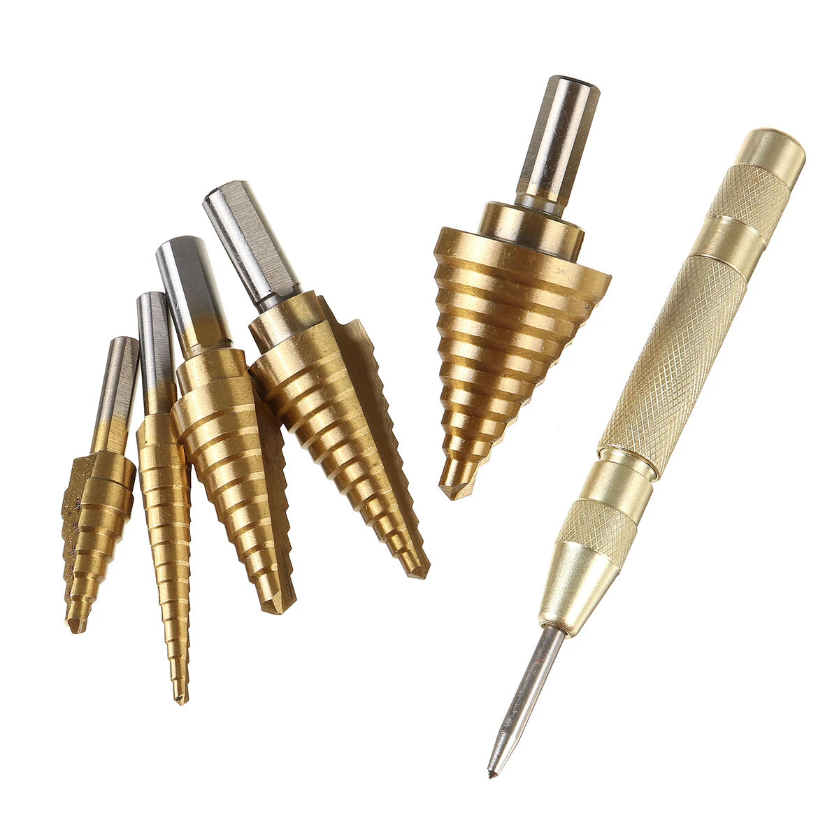 HSS Step Drill Bit Set - 3/5/6 Pcs Cone Hole Cutter Kit - Image 5