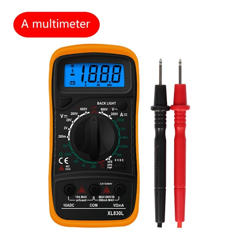 HANDSKIT 60W Adjustable Temperature Soldering Iron Kit - 110V/220V with Digital Multimeter - Image 3