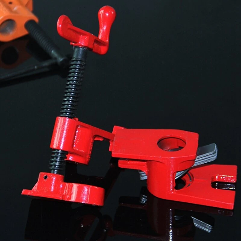 Heavy-Duty 1/2 3/4 Cast Iron Pipe Clamp | Wood Gluing & Frame Assembly - Image 4