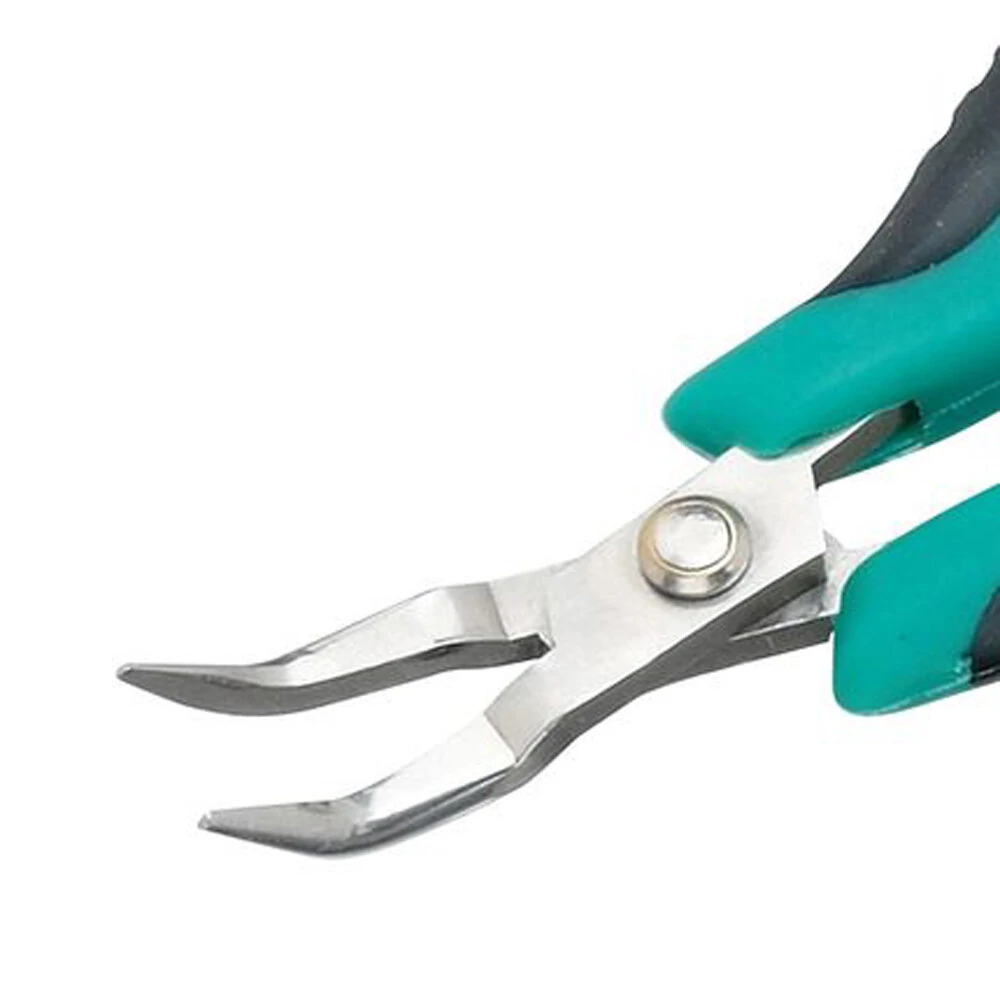 Pro'sKit PM-396I Bent Nose Pliers | AISI420 Stainless Steel Jewelry & Beading Tool - Image 5
