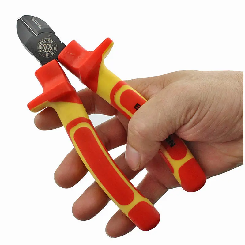 BERRYLION 6 Inch 150mm VDE Insulated Diagonal Wire Cutters | CR-V Steel - Image 4
