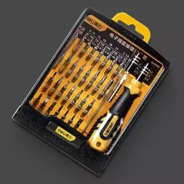 DELI 33-in-1 Precision Screwdriver Kit | Electronics Repair Toolkit for Phone Tablet Laptop - Image 4