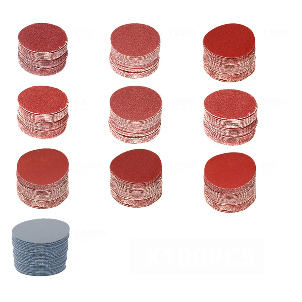 3M Sanding Discs 100pcs | 4 Inch 80-3000 Grit | Abrasive Paper for Sander Machine - Image 2