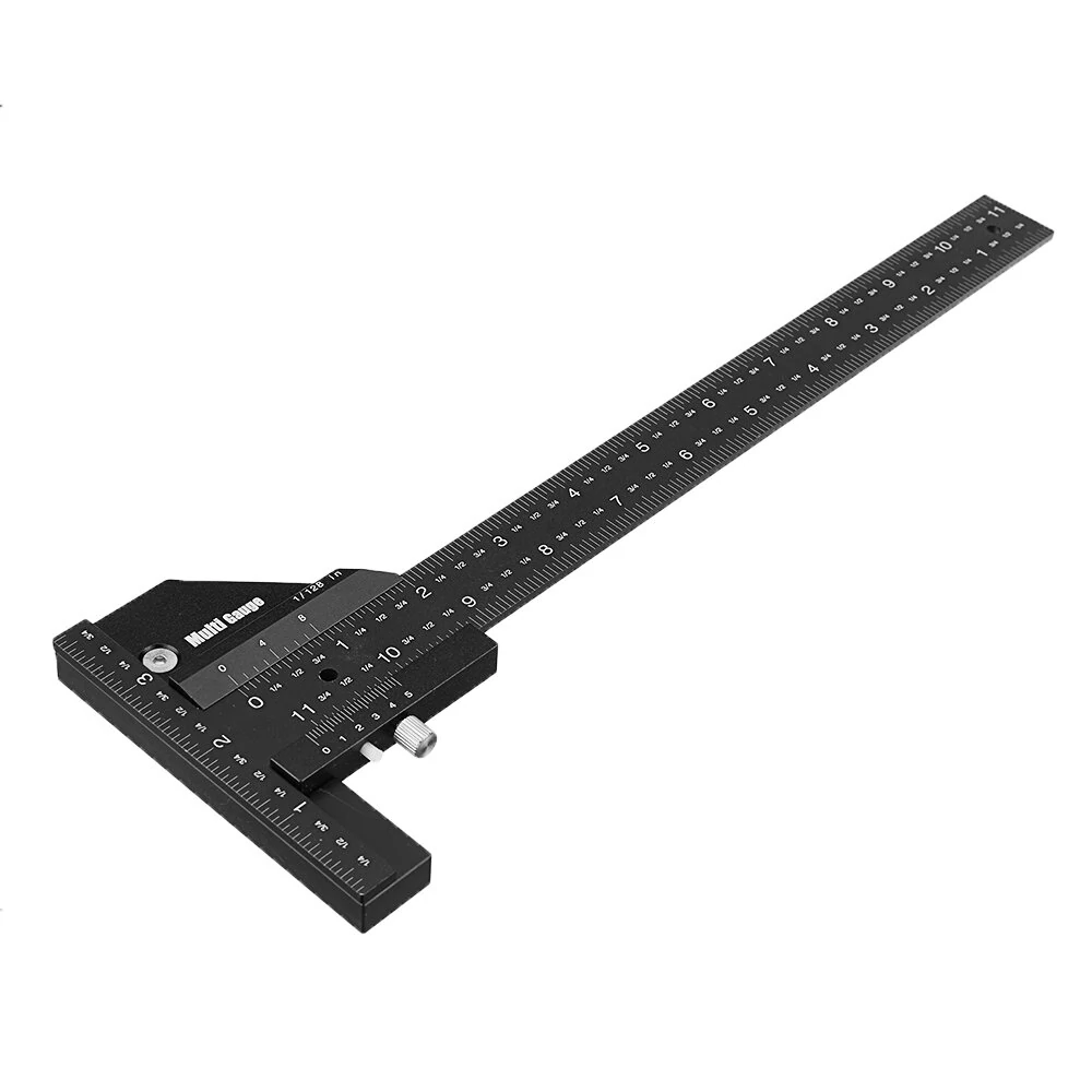 Doctorwood Multifunction Scriber Gauge | Inch & MM Aluminum Marking Tool for Carpentry - Image 2