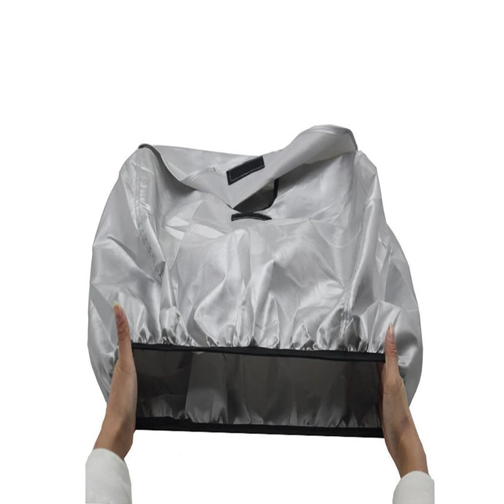 Silver Generator Cover - Engine Dust Cover for Outdoor Generators - Image 2