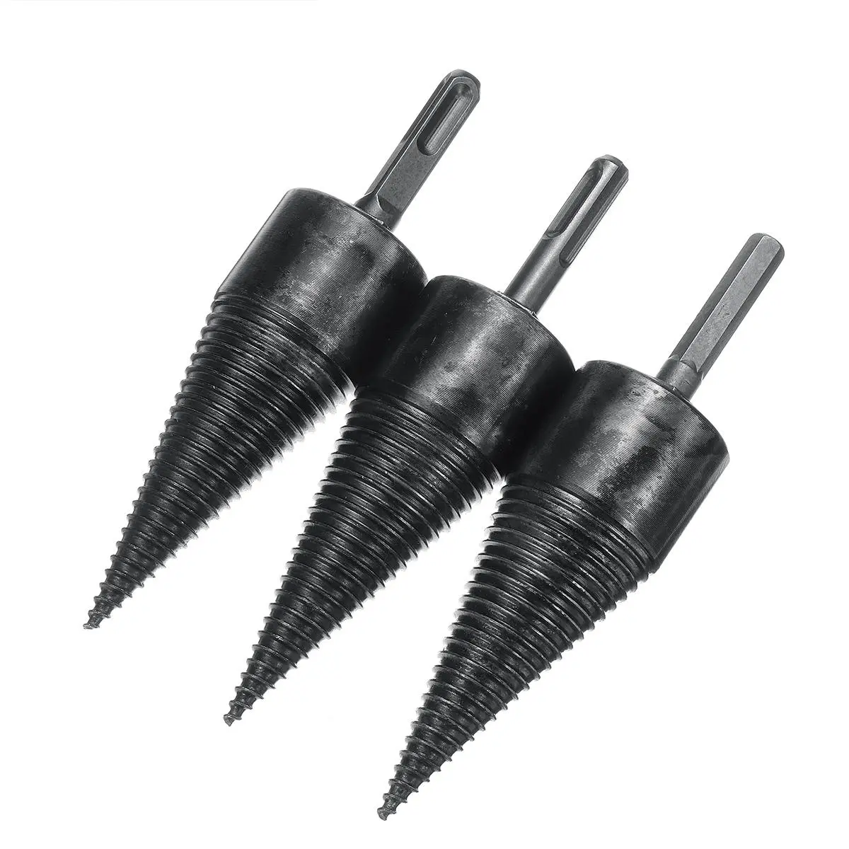 High Speed Steel 42mm Firewood Splitting Drill Bit | Hard Wood Cone Splitter - Image 2