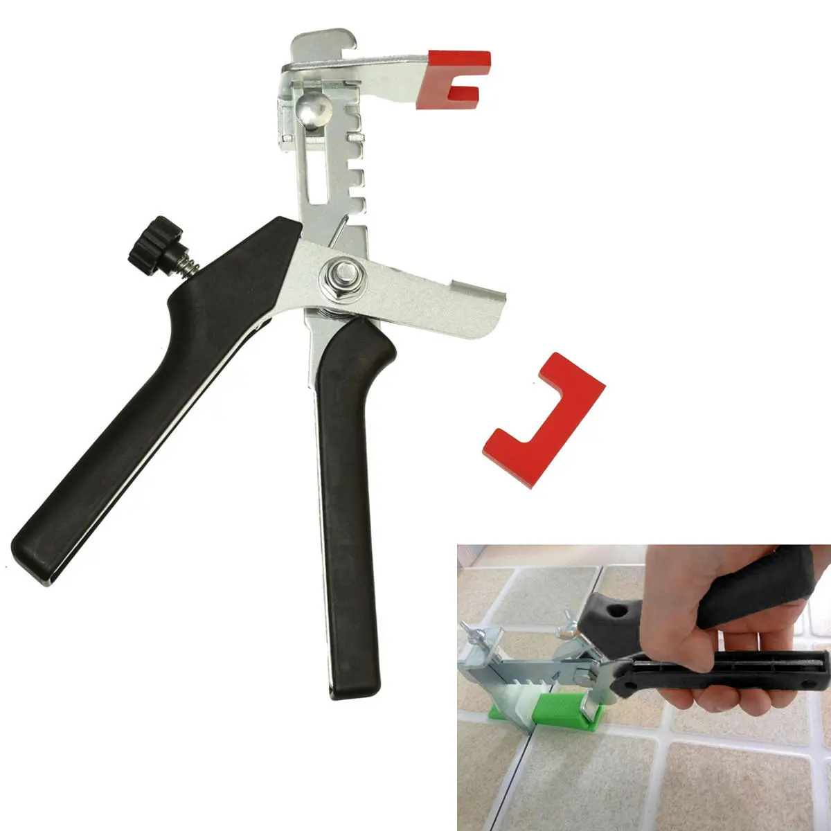 Tile Locator Leveling System - Floor Tile Installation Tool Set with Plier - Image 2