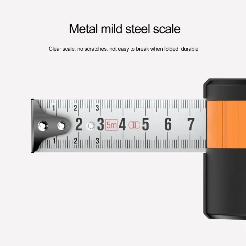Digital Laser Measuring Tape 50M - 2-in-1 Rangefinder & Retractable Ruler - Image 2