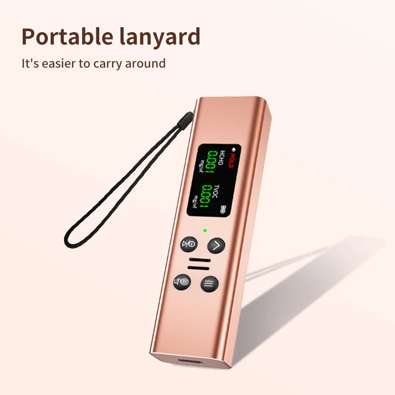 Air Quality Detector - Formaldehyde & Pollutant Monitor | Portable, USB-C | Home & Office - Image 3