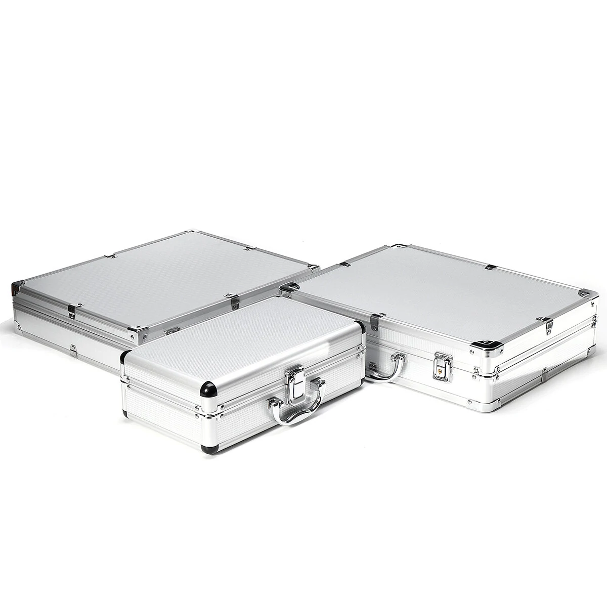 Aluminum Alloy Tool Case - Portable Outdoor Vehicle Kit Box with Safety Equipment - Image 2
