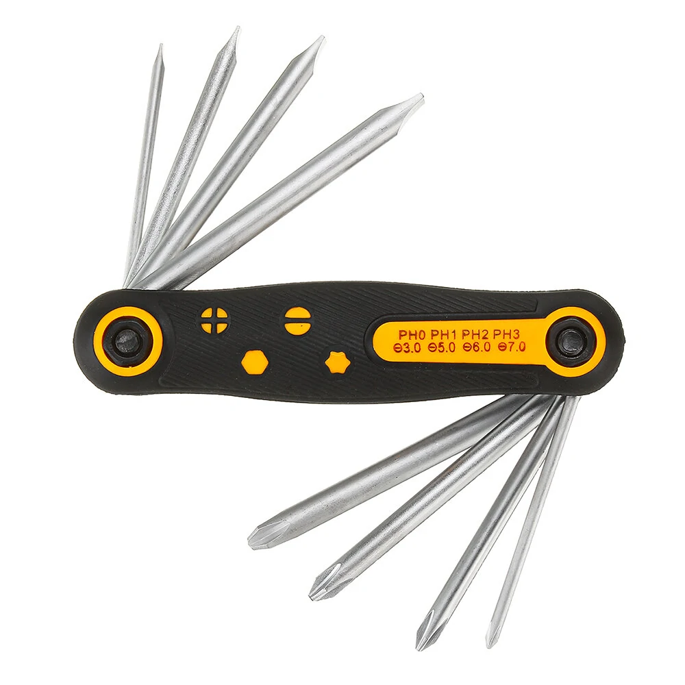 PARON 8-in-1 Folding Hex Key Wrench Set | Multi-Tool Screwdriver & Spanner - Image 2