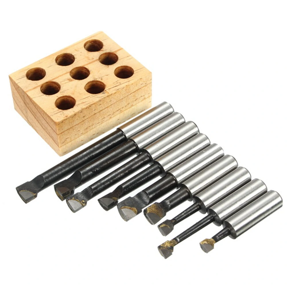 Carbide Tipped Boring Bar - 9pcs 12mm Shank Set | Tool Holder - Image 4
