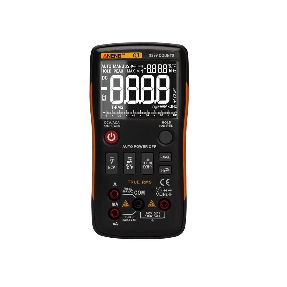 ANENG Q1 Digital Multimeter - True RMS 9999 Count | NCV & LCR Meter - Image 2