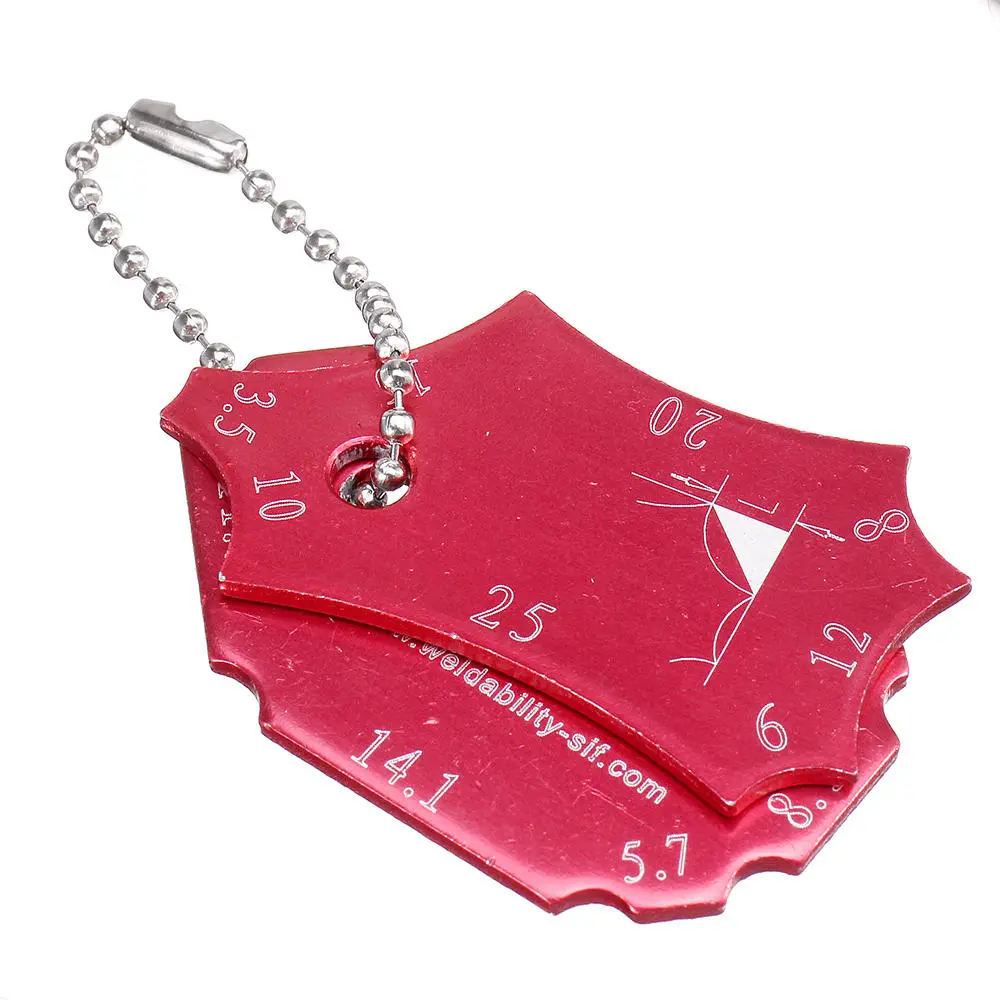 Angle Welding Gauge - 2pcs Weld Seam Test Ruler | Accurate Ulnar Inspection Scale - Image 3