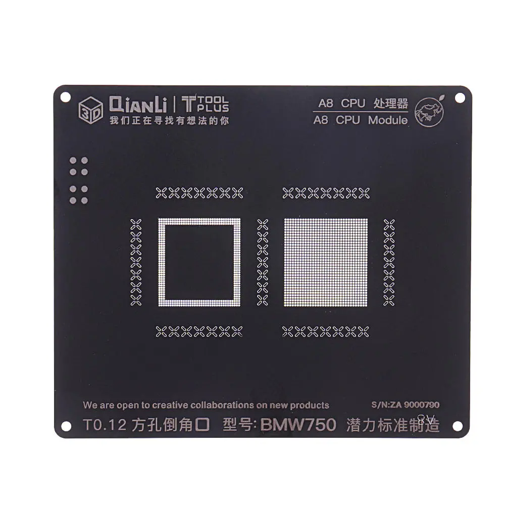 S500 3D BGA Reballing Stencil Kit | For iPhone 5-8 Plus & CPU Modules | Repair Tool - Image 3