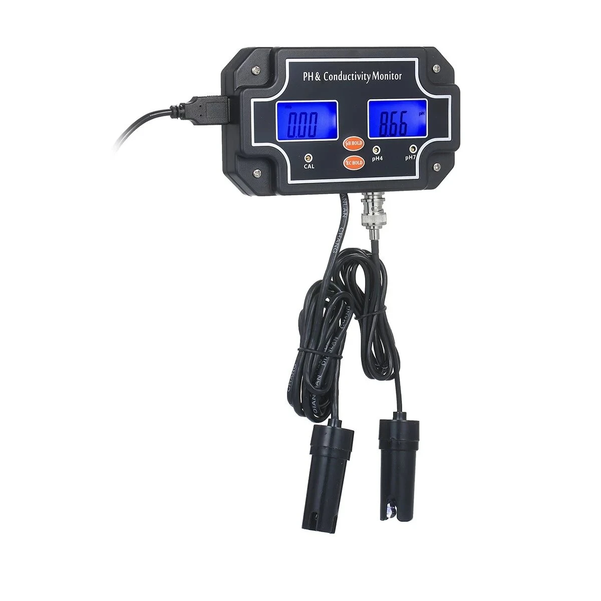 PH/EC-2681 2-in-1 Water Quality Tester | pH & EC Meter | Waterproof Double Display - Image 5