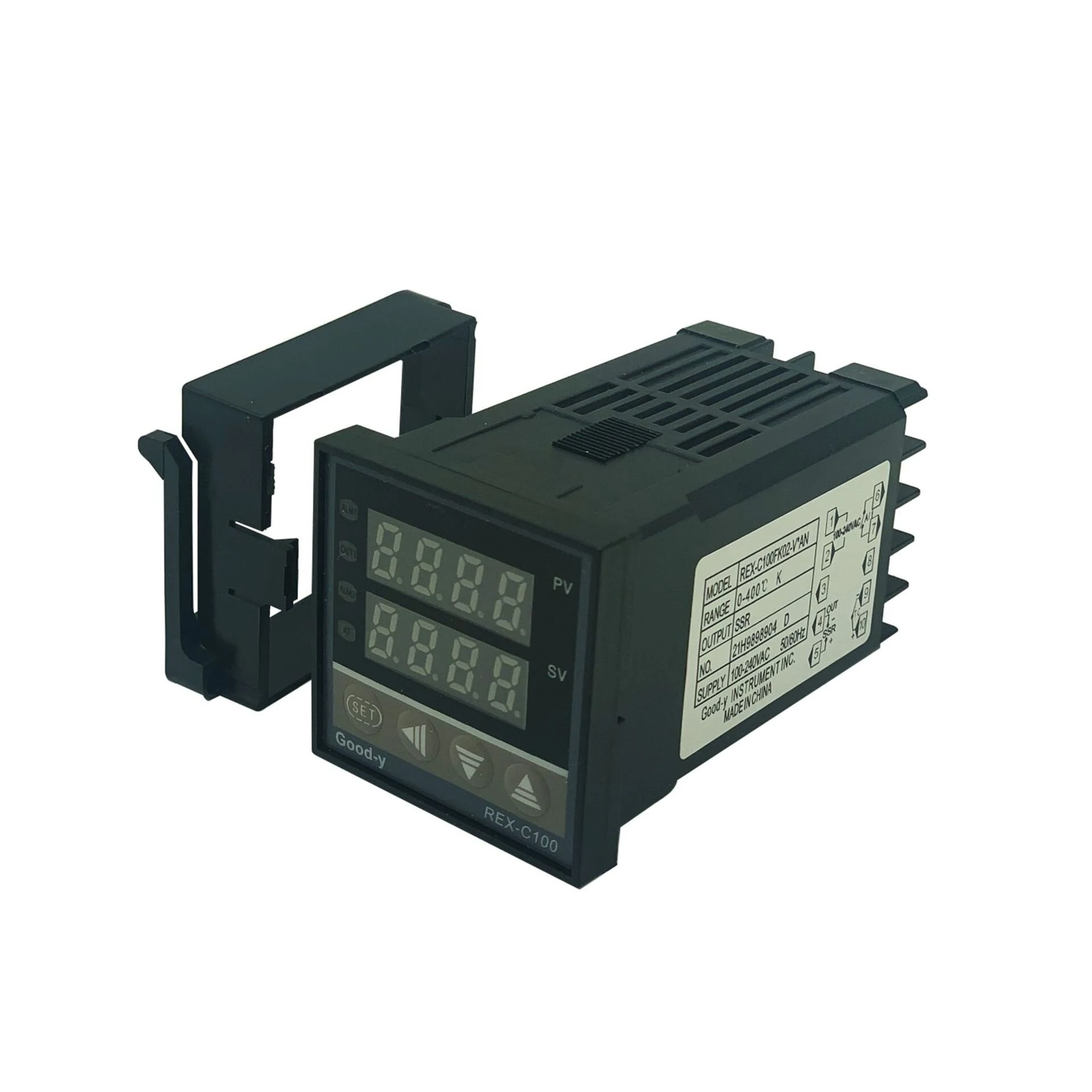 REX-C100 Digital PID Temperature Controller - SSR Output 40A - K Thermocouple Probe - Image 5