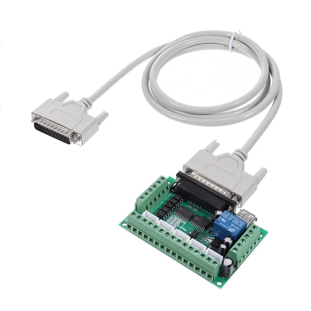 5 Axis Stepper Driver for Mach3 | Anti-Reverse Protection Module | CNC Controller Board - Image 4