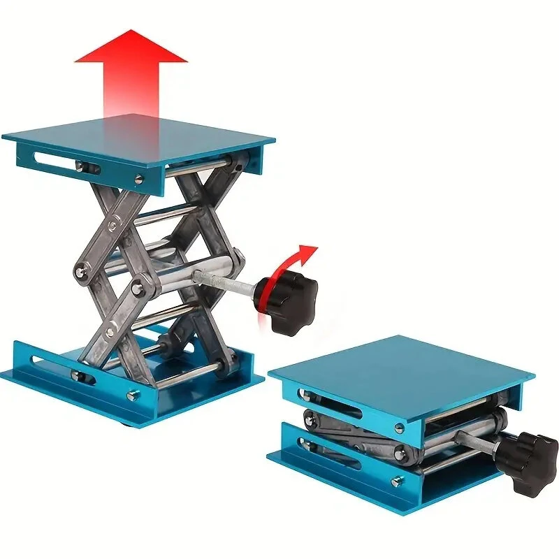 Aluminum Alloy Lab Jack Stand | 100x100mm Platform Lift Table | Lab Support Lifter - Image 4