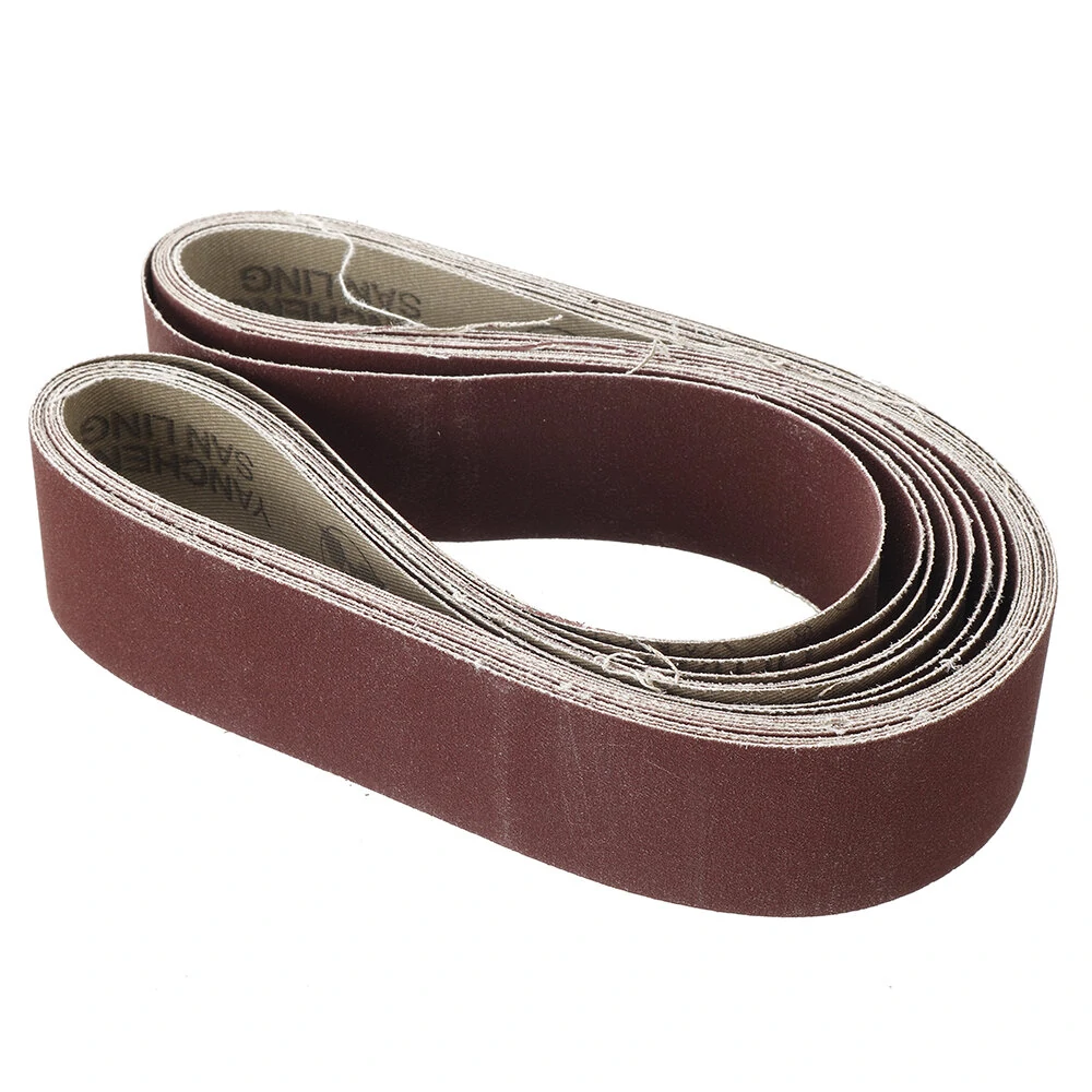 Drillpro 10pcs 40-1000 Grit Sanding Belts | 40mm x 740mm | For Angle Grinder Sander - Image 3