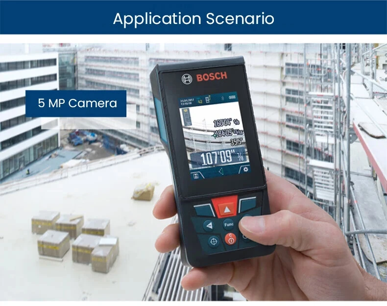 GLM150 C Laser Rangefinder | 150m Range, Bluetooth, IP54 | 2.8 IPS Screen - Image 5