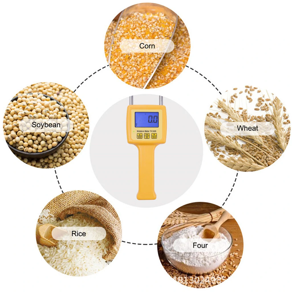 TK100S Portable Grain Moisture Analyzer - Digital Tester for Wheat Corn Soy Flour - Image 4