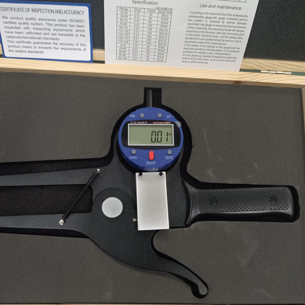 High Precision Digital Caliper Gauge | 0-50*125mm External Clamp | Easy Read Display - Image 5