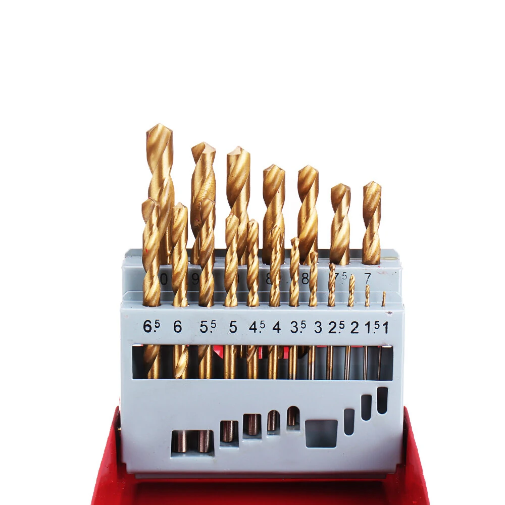Drillpro HSS Twist Drill Bit Set 1-10mm | 25pc Titanium Coated for Metal & Wood - Image 2
