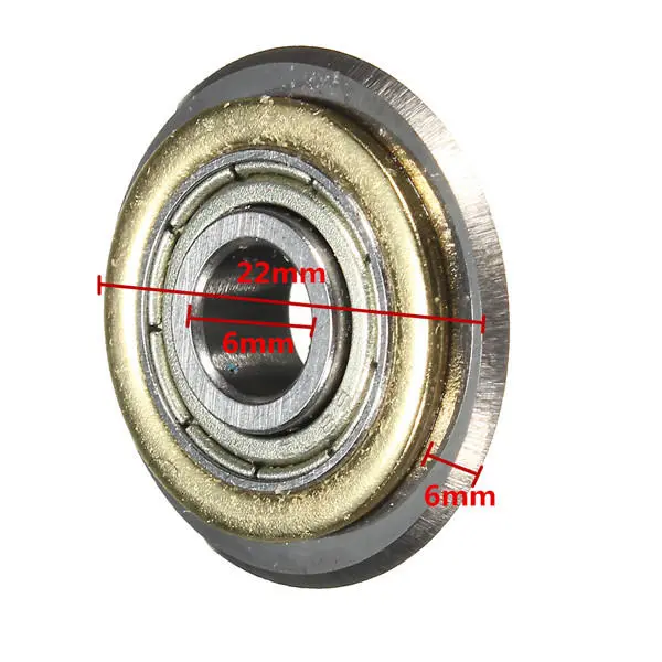 22x6x6mm Rotary Bearing Cutting Wheel - Tile Cutter Replacement Spare Blade Tool - Image 5